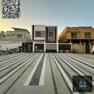 فيلا جديدة متاحة للبيع في عجمان، المويهات ١، موقف سيارة كبير.  ٦ غرف نوم رئيسية، صالة، مجلس، مطبخ، غرفة خادمة، غرفة طعام. مساحة الأرض: ٤٢٠٠ قدم مربع.