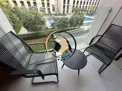 Fully Furnished Studio with Balcony for Rent in Tiraz, Aljada