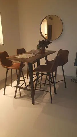 Modern Bar Table with Stylish Stools
