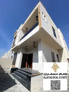 Spacious villa for sale in Al Zahya, 3,014 sq ft land and 3,600 sq ft built-up area, 5 master bedroo