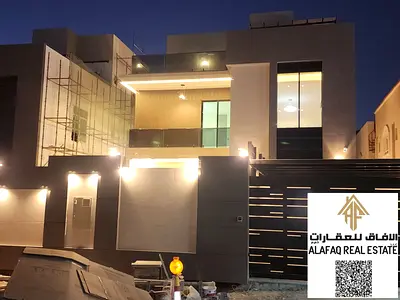 فيلا فاخرة للبيع في الروضة 1 بعجمان لأول ساكن بتصميم عصري وتشطيب عالي الجودة تشمل ست غرف نوم ماستر، نظام Smart Home متكامل، مساحات واسعة، إضاءة طبيعية
