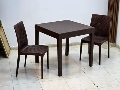 Stylish Outdoor Dining Set - Table and Chairs