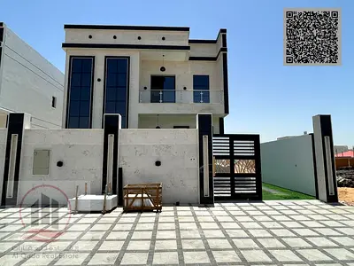 Villa for rent in Ajman, Al Helio area. 3 master bedrooms, majlis, living room, and maid's room. Villa for rent in Ajman, Al Helio area, near Sheikh