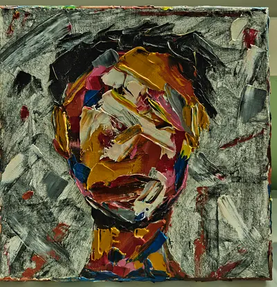 Abstract Portrait Painting