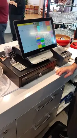Point of Sale System with Cash Drawer and Receipt Printer