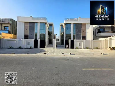 A unique opportunity at an attractive price and with no annual fees: Own a villa for sale in Ajman, first occupancy, freehold, super deluxe finishing, excellent location near services.