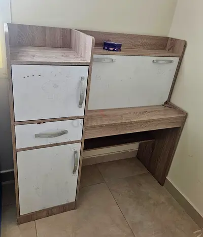 Compact Study Table with Storage- Used