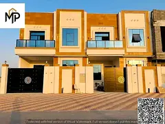 Townhouse for sale in Ajman | Al Yasmin area | 5 bedrooms, majlis, hall and roof | Freehold ownershi
