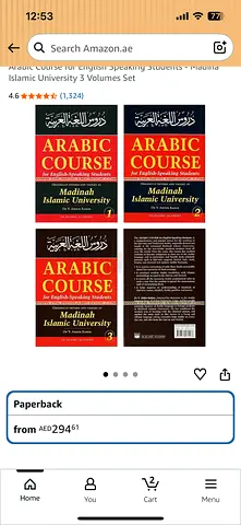 Learning Arabic courses book