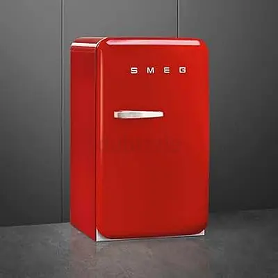 Retro SMEG Refrigerator in Red