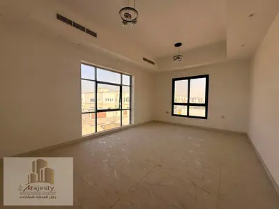 Luxury villa in Al Houshi, Sharjah 10,000 sq ft at a price below the market | Two floors and annex | 5 master bedrooms | Very spacious yard | Prime lo