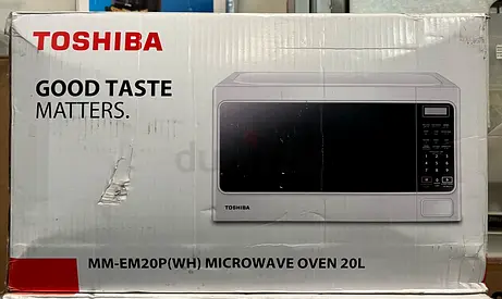 New Toshiba Microwave 20-Litres Microwave Oven MM-EM20P(WH) with Box