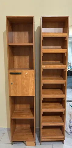 Stylish Wooden Bookcase Set