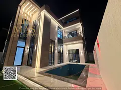 VIP mini-palace in Al-Helio 2 | Panoramic pool and elevator | Includes registration and services
