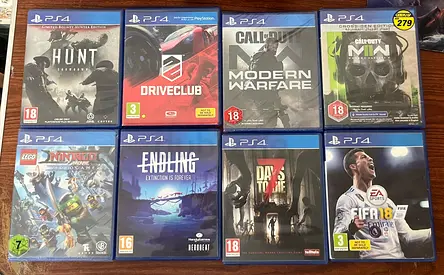 Collection of PS4 Video Games