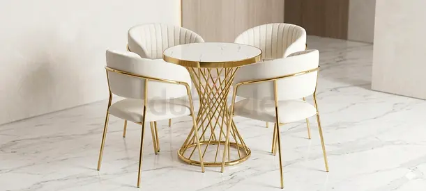 Elegant Dining Table and Chairs Set