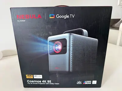 Anker Nebula Cosmos 4K SE Projector with Google TV