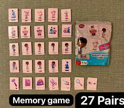 Memory Game Doc McStuffins