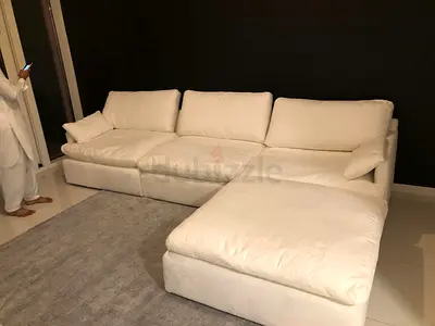 Feather 🪶 filled modular sofa set