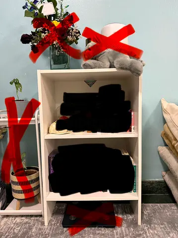 Stylish White Bookcase for Sale