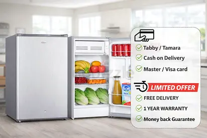 Super General SGR045HS Refrigerator – 76L  Brand New  1-Year Warranty  Compact Design
