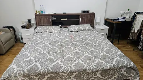 Urgent Sale: Delivery; DOUBLE BED WITH MATTRESS IN EXCELLENT CONDITION (Like New), Less used