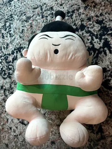 Cute Soft Plush Doll of Sumo Wrestler and dinosaur