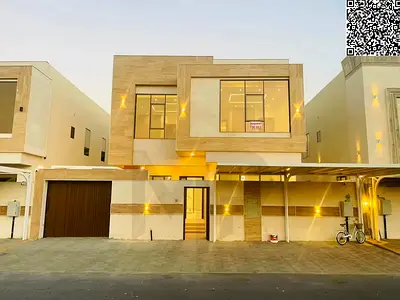 Villa for sale in Al Zahia, Ajman. Price includes electricity, water, and air conditioning.