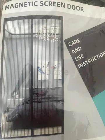Magnetic Screen Door for Easy Access