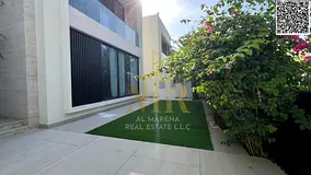 Luxury villa for sale in Al Zorah overlooking the golf course, 5 master bedrooms with a swimming poo