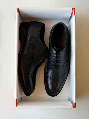 Hermes Black Dress Shoes