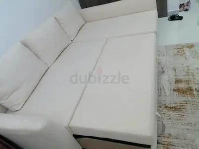 Soft Beige Sofa Bed