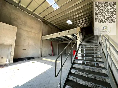 🔥 Premium Warehouse with Mezzanine for Rent in **Al Jurf Industrial 3** – 3-Phase Power & Strategic Location Suitable for All Commercial Activities