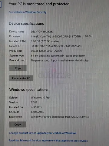 Hp All in one 800 G4