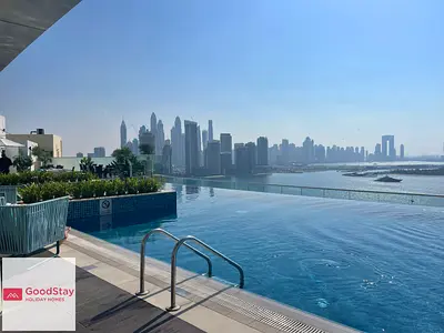 High-floor View Equipped 2BDR, Free Infinity Pool