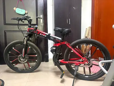 Gear Cycle for sale with helmet and bicycle pump
