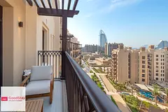 Spacious 1BR in MJL, Pool&amp;Gym | Burj Al Arab View