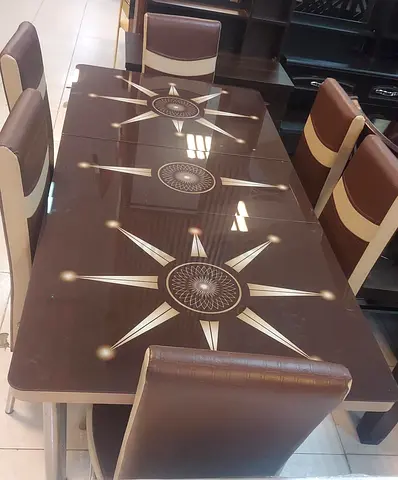 Extendable Dining Set 6 Seatr