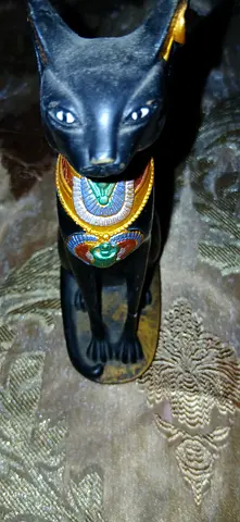 Egyptian Cat Figurine made from bronze