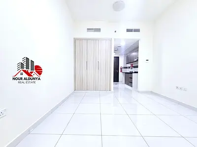 ( MONTHLY PAYMENTS )12 CHEQUES - SPACIOUS STUDIO WITH BALCONY AVAILABLE FOR FAMILY - RENT 38K - CAR PARKING + GYM FREE
