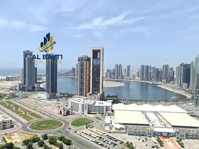 Lavish 2BHK SeaView Maids Room 2 Balconies Ready to move Family Building Gym, Swimming Pool kids play area Free Only 56k