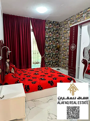 شقة غرفة وصالة بإطلالة بحر | أبراج الواحة الراشدية 1 | طابق 24 | موقف | 545 ألف