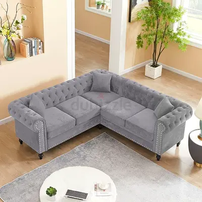 Stylish Grey Sectional Sofa for Sale