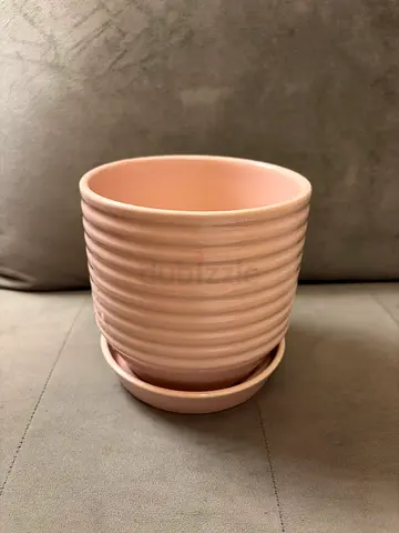Decorative Pink Plant Pot