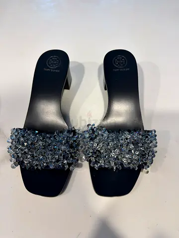 Tory Burch Stylish Womens Heels with Decorative Beads