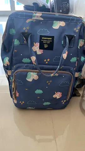 Stylish Baby Diaper Bag with Unicorn Design