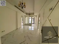 2BR hall apartment, first tenant in Al Tallah, Ajman. Free month, pool &amp; jacuzzi, built-in wardr