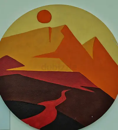 Minimalistic Landscape Painting