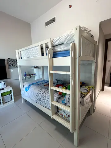 Stylish Bunk Bed with Comfortable Mattress