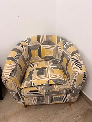 IKEA Armchair – Patterned Fabric